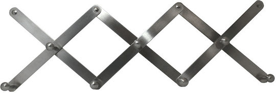 Import Hellas Agățătoare Pentru Uși 7 Locuri Metalică 59x3.5x21cm