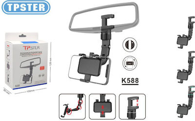 Mobile Phone Holder Car K588 with Adjustable Hooks Black