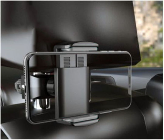 Tpster K581 Car Mobile Mount with Adjustable Hooks Black