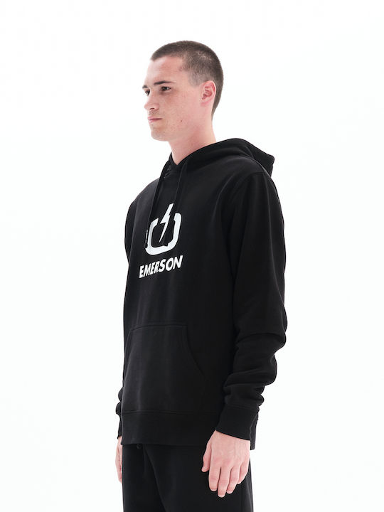 Sweatshirt with Hood Black
