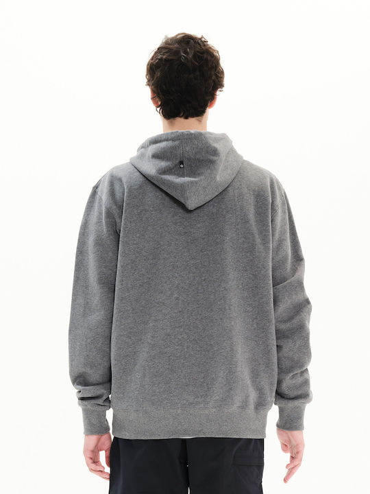 Emerson Men's Sweatshirt with Hood and Pockets Gray