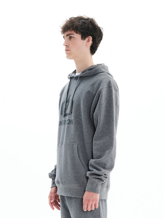 Sweatshirt with Hood Dark Grey