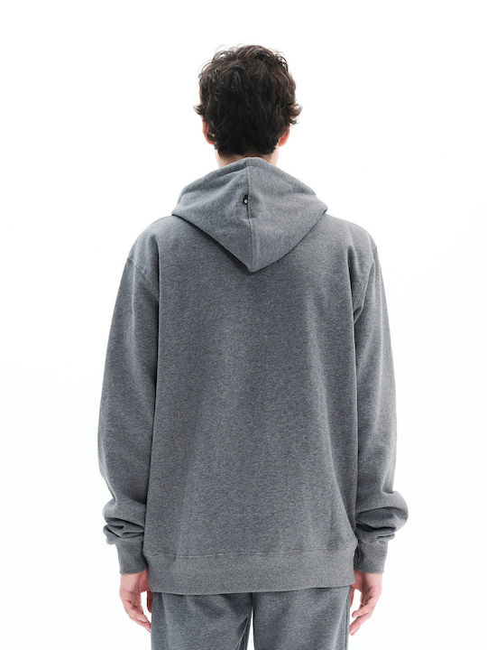 Emerson Men's Sweatshirt with Hood and Pockets Dark Grey