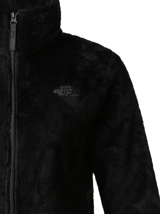 Osito Women's Cardigan with Zipper Black