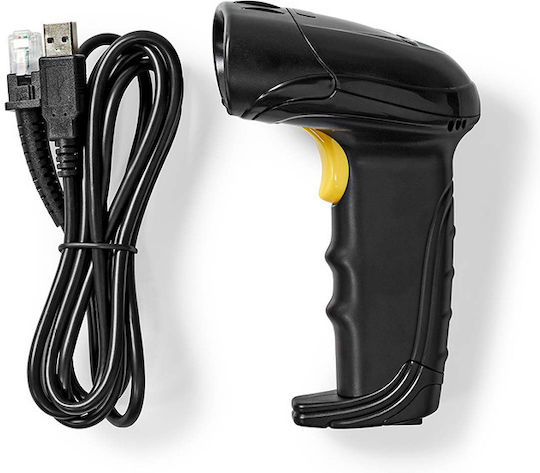 Nedis Handheld Scanner Wired with 1D Barcode Reading Capability