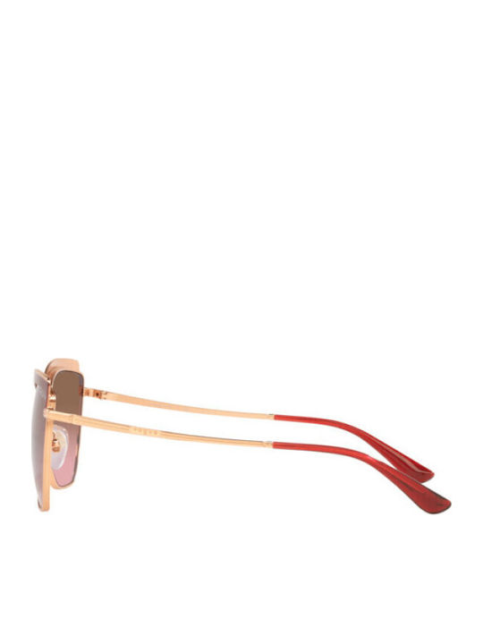 Vogue Women's Sunglasses with Rose Gold Metal Frame and Brown Gradient Lens VO4234S 5170/14