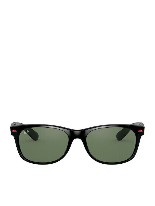 Ray Ban Wayfarer Ochelari de soare Μαύρα cu Cadru & Verde Lentilă