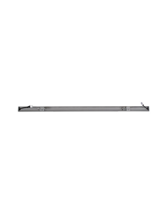 GloboStar Faia Außenstehlampe LED Wall Washer 24W mit Kaltweißem Licht IP65 Silber