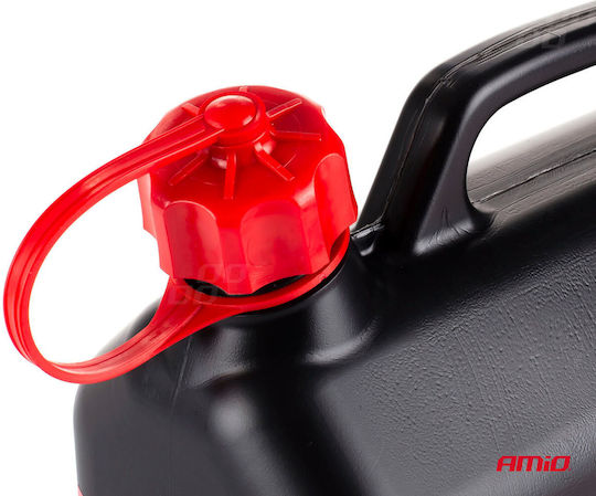 AMiO Fuel Can Double Position Plastic with Extension Tube 5l Black