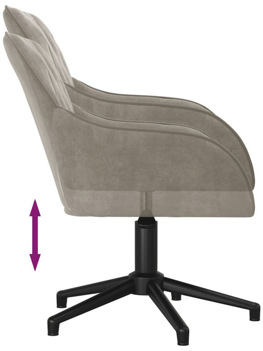 Stuhl mit Armlehnen Light Gray 56x61x72cm 1Stück
