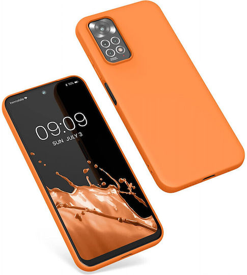 KWmobile Back Cover Silicone Fruity Orange (Redmi Note 11 / 11S 4G)