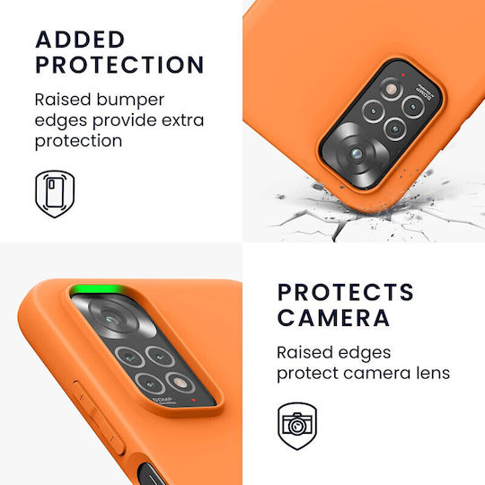 KWmobile Back Cover Silicone Fruity Orange (Redmi Note 11 / 11S 4G)