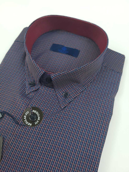 LEXTON Shirt Blue/Red