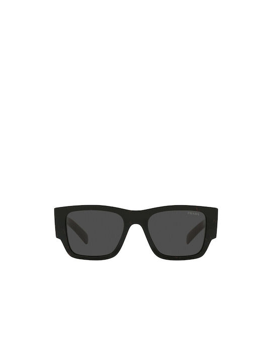 Prada Men's Sunglasses with Black Acetate Frame and Black Lenses PR10ZS 11F5S0