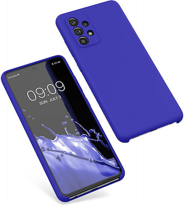 KWmobile Soft Flexible Rubber Silicone Back Cover Baltic Blue (Galaxy A52 / A52s)