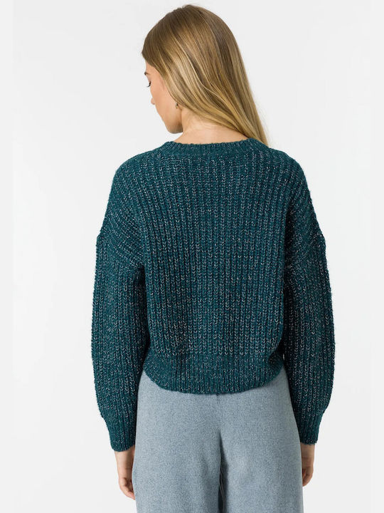 TIFFOSI Knitted sweater in petrol