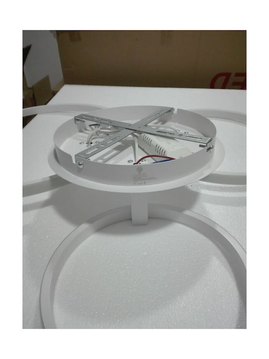 Atman Sevilla Ceiling Mount Light 45cm Black with Integrated LED and Remote Control