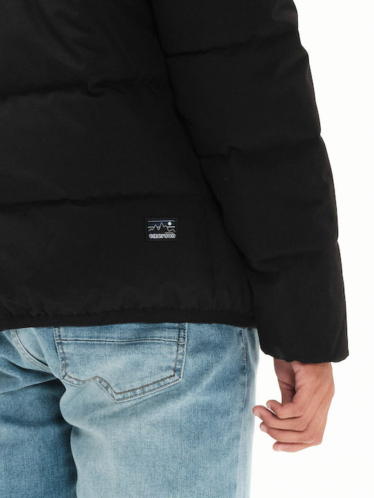 Зимно Мъжко якето Puffer Черно