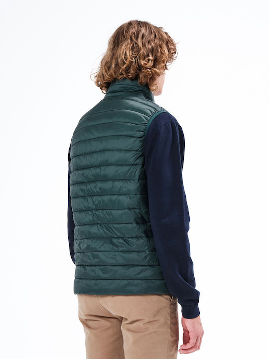 Ärmellos Winter Jacke Puffer Grün