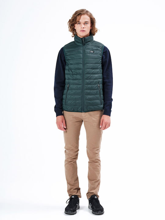 Ärmellos Winter Jacke Puffer Grün