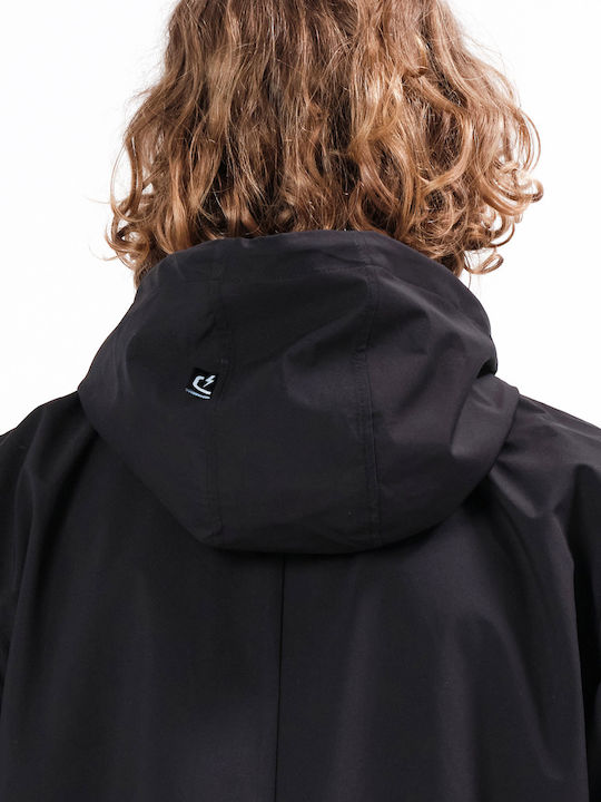 Winter Jacke Parka Wasserdicht Schwarz