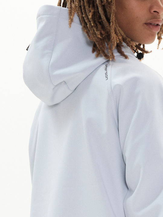 Winter Jacket Softshell Waterproof and Windproof Ice White