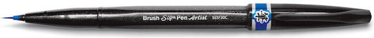 Pentel Brush Artist Design Marker Blue