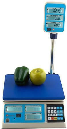 Admate LPPN Electronic Retail Scale with Column with Weighing Capacity of 15kg and Division 5gr