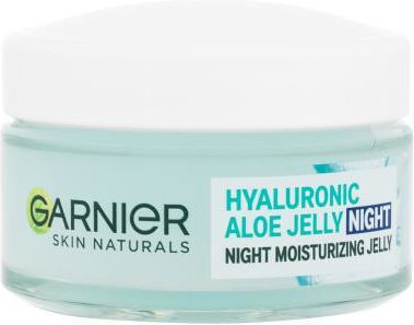 Garnier Jelly Moisturizing Night Gel Suitable for All Skin Types with Hyaluronic Acid / Aloe Vera 50ml