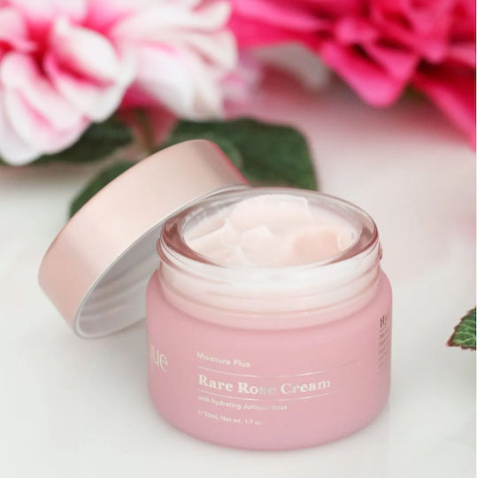 Jurlique Moisture Plus Rare Rose Cremă Hidratantă De Zi De Noapte Pentru Față Cu Acid Hialuronic 50ml