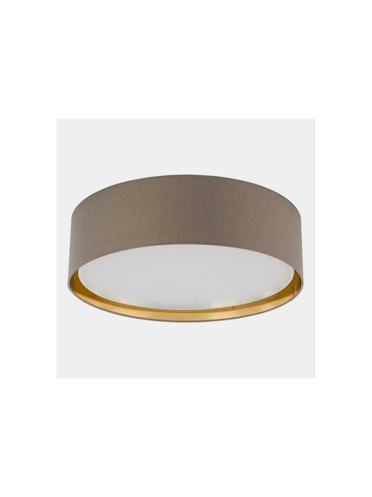 TK Lighting Modern Stoff Deckenleuchte mit Fassung E27 60Stück Gold