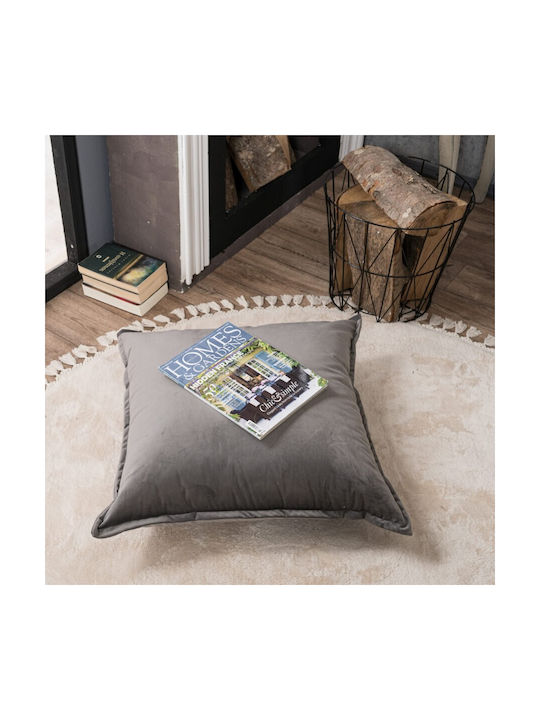 Teoran Sofa Cushion Velvet 11 Silver 30x50cm