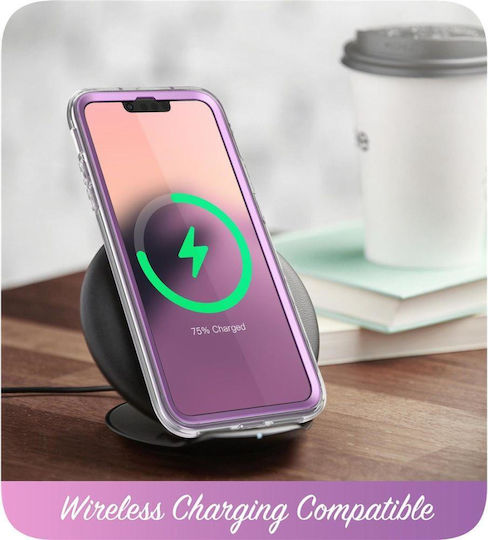Supcase Cosmo 360 Full Cover Silicone 2mm Marble Purple (iPhone 14 Plus)