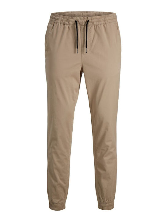 Herrenhose Elastisch Beige