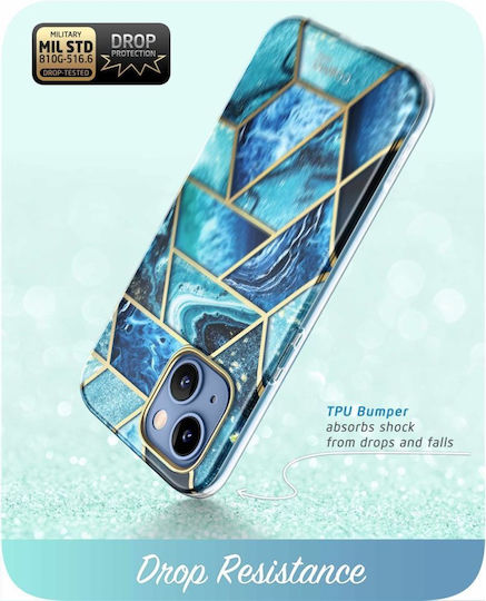 Supcase Cosmo 360 Full Cover Silicone 2mm Ocean Blue (iPhone 14)