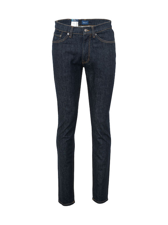 Hayes Ανδρικό Παντελόνι Τζιν με Slim Straight Εφαρμογή Navy Μπλε