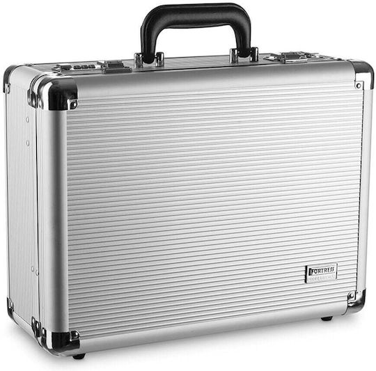 Eurostil Metalic Geantă cosmetică Argintiu Înălțime: 15 cm x Lățime: 37.5 cm x Adâncime: 25 cm