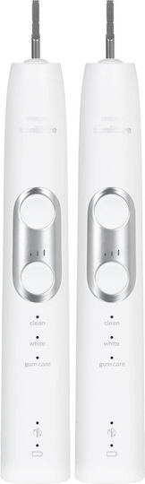 Philips Sonicare Protective Clean 6100 Electric Toothbrush with Pressure Sensor and Travel Case White