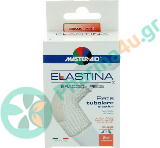 Master Aid Elastina Braccio - Piede Ελαστικός Διχτυωτός Επίδεσμος Συγκράτησης 3m