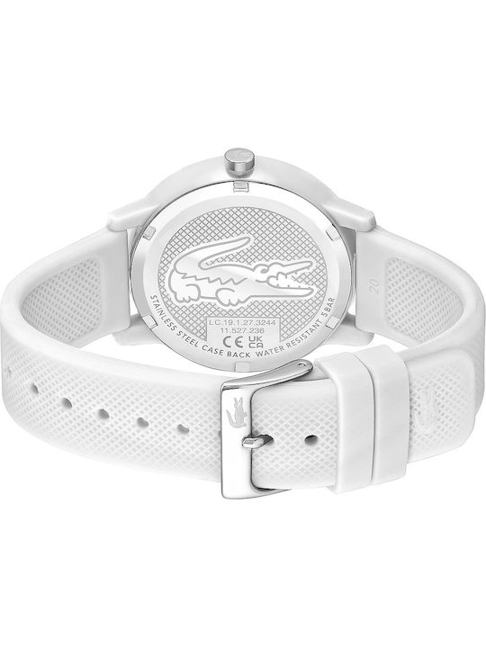 Lacoste Uhr Batterie mit Kautschukarmband Lacoste Uhr Batterie mit Kautschukarmband