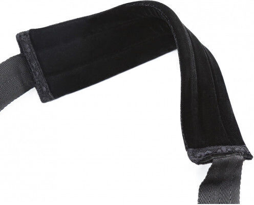 Naughty Toys Neck & Limb Restraint Set Neck to Ankles Cuffs Restraints Kit in Black Color