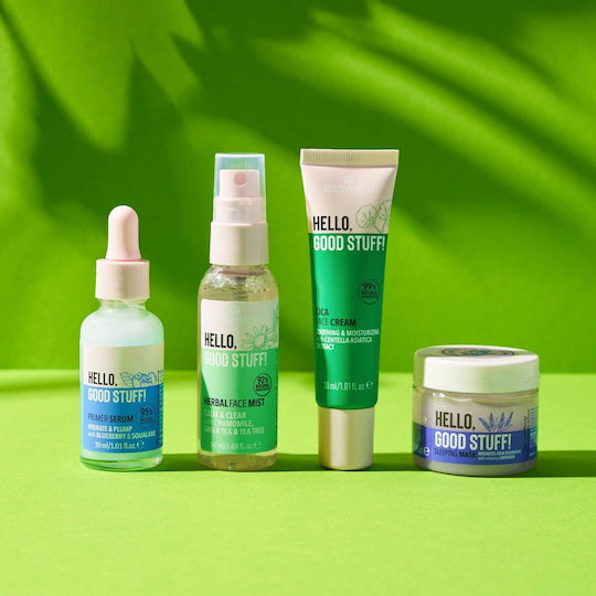 Essence Hello, Good Stuff! Feuchtigkeitsspendend Serum Gesicht mit Hyaluronsäure für Strahlkraft & Straffung 30ml