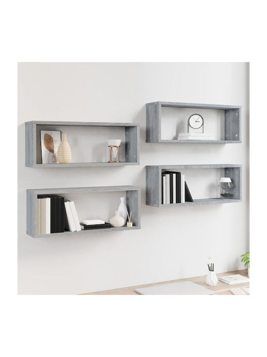Стенни Рафтoве Сиви (4 Бр.) 60x15x23см