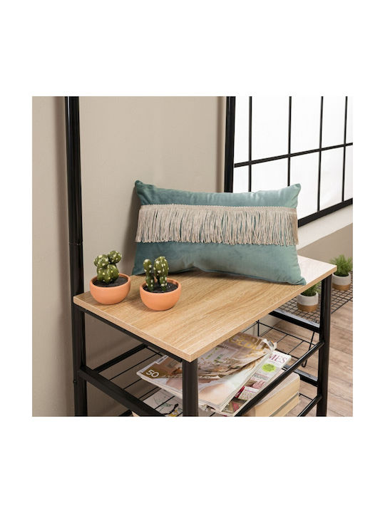 Teoran Velvet Decorative Pillow Case with Tassels from Velvet 15 30x50cm