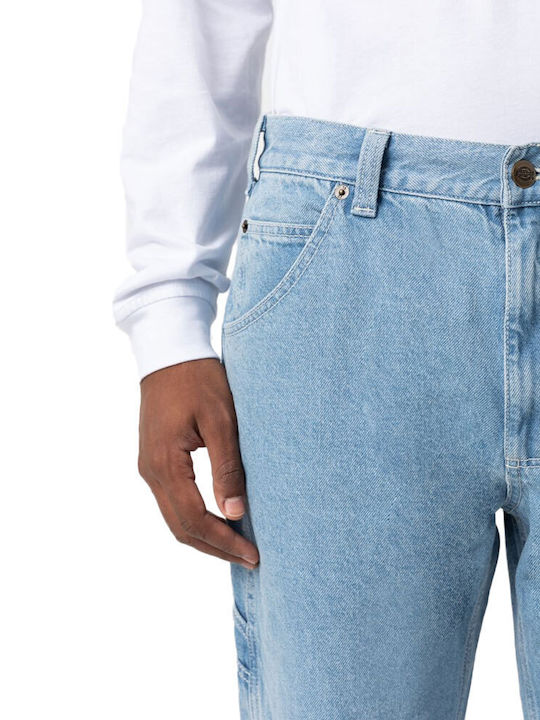 Garyville Carpenter Men's Jeans Pants with Regular Straight Fit Vntg Blue
