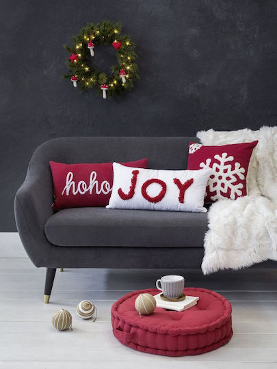 Nima Perna Decorativă de Crăciun Joy Oblong Alb 60x30buc