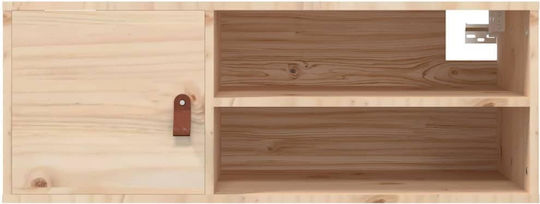 Dulap Pandantiv Pentru Sufragerie Din Lemn Masiv Natural 80x30x30cm