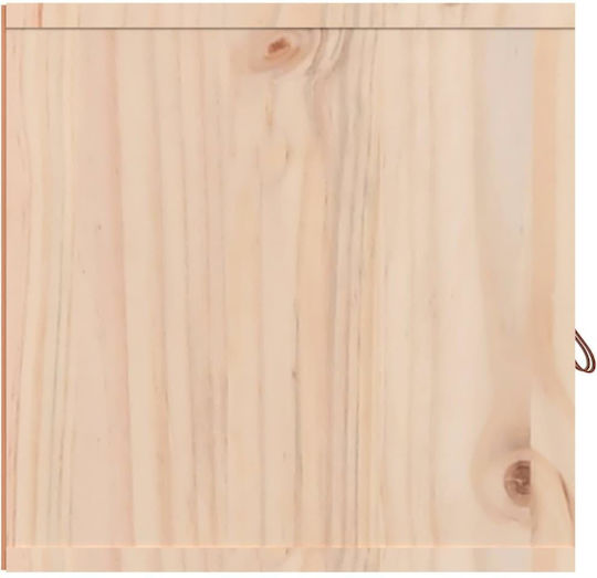 Dulap Pandantiv Pentru Sufragerie Din Lemn Masiv Natural 80x30x30cm