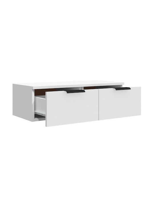 White TV Stand L68xD30xH20cm
