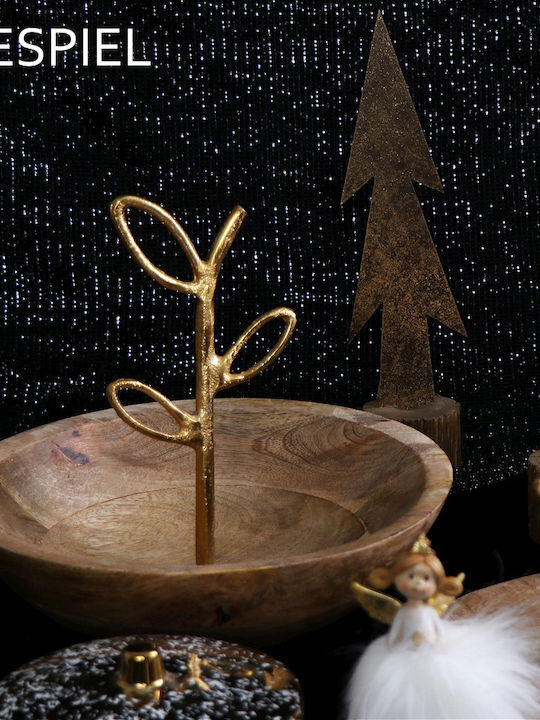 Espiel Decorative Bowl Brown 20x20x17cm